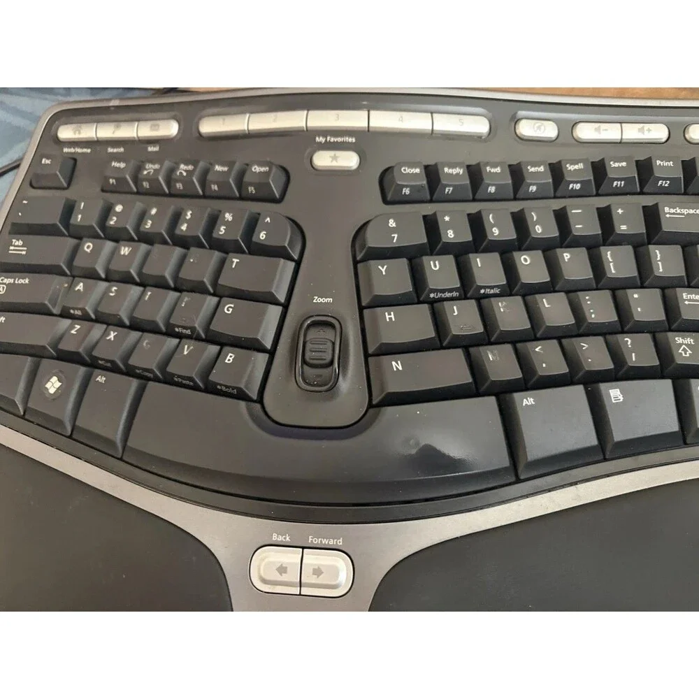 Microsoft Natural Ergonomic Keyboard 4000 v1.0 Wired USB KU-0462 Model 1048